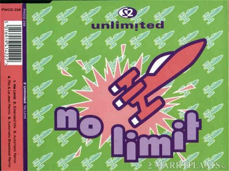 2 Unlimited - No Limit ( 5 Track CDSingle) UK Import - 1