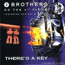 2 Brothers On The 4th Floor Featuring Des'ray & D-Rock - There's A Key 2 Track CDSingle