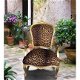 Barok stoelen goud verguld bekleed met leopard look - 7 - Thumbnail