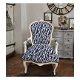 Barok stoelen zilver verguld bekleed met zebra print collectie jungle look - 4 - Thumbnail
