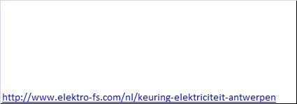 Keuring elektriciteit Antwerpen - 2