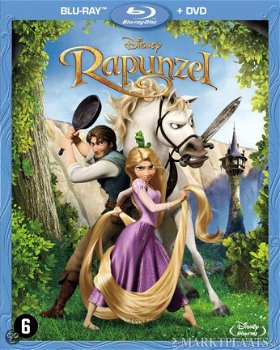 Rapunzel ( 2 Discs ,Blu-Ray+DVD Combopack) (Nieuw/Gesealed) - 1