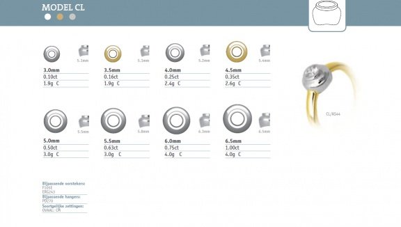 Verlovingsring, M-CL, Zelf samen te stellen, Nieuw, v.a.€495 - 2