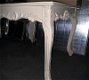 Barok set romantica wit eetkamer tafel 6 stoelen incl glasplaat - 3 - Thumbnail