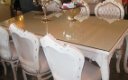 Barok set romantica wit eetkamer tafel 6 stoelen incl glasplaat - 5 - Thumbnail