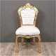 Barok eetkamerset Romantica goud verguld eetkamer tafel 6 stoelen incl glasplaat - 4 - Thumbnail