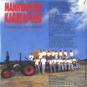 Mannenkoor Karrespoor - Lekker Op De Trekker / Koekalverij 2 Track CDSingle - 1