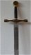 Ridder zwaard Excalibur, zwaarden, middeleeuwen, harnas - 1 - Thumbnail