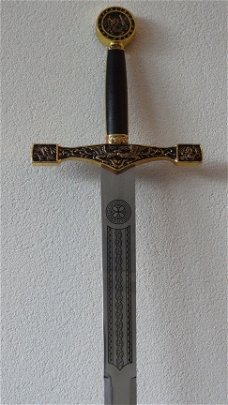 Ridder zwaard Excalibur, zwaarden, middeleeuwen, harnas