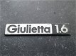 Alfa Romeo Giulietta 1.6 typeplaatje logo embleem - 0 - Thumbnail
