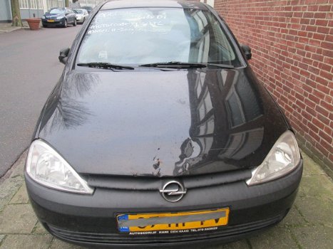 Opel Corsa C 1.7 DTI Zwart Plaatwerk en Onderdelen - 4