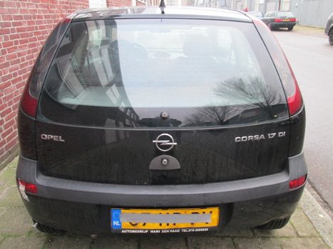 Opel Corsa C 1.7 DTI Zwart Plaatwerk en Onderdelen - 5