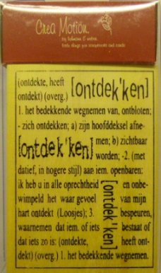 CreaMotion Tekst Stempel Ontdekken