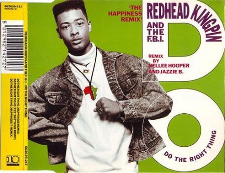 Redhead Kingpin And The FBI - Do The Right Thing (The Happiness Remix) 3 Track CDSingle - 1