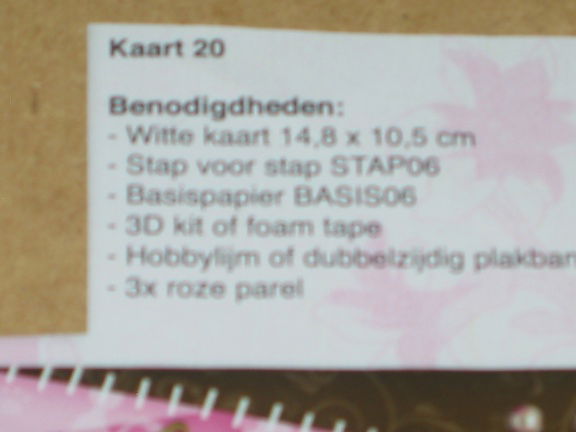 3D SET voor WENSKAART --- KATTEN --- nr. 20 --- POES ZIT met het POOTJE OMHOOG - Afbeelding 4