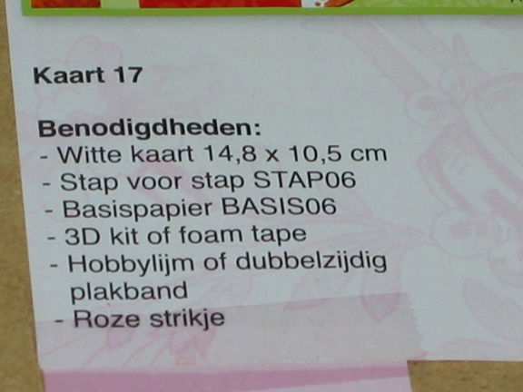 3D SET voor WENSKAART --- KATTEN --- nr. 17 --- POES ZIT er MOOI BIJ - Afbeelding 4