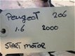 Peugeot 206 1.6 Bouwjaar 2000 Startmotor Sloopauto inkoop Den haag - 2 - Thumbnail