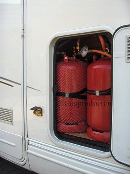 LPG Gasfles Hervulbare gasdamptank 5jr Gar. €10 per vulling - 1