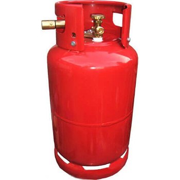 LPG Gasfles Hervulbare gasdamptank 5jr Gar. €10 per vulling - 4