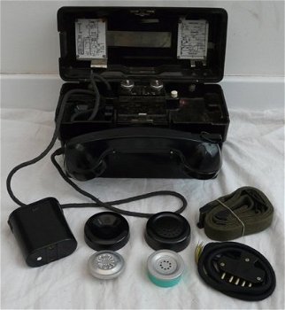 Veld Telefoon, Koninklijke Landmacht, type: SEL (Standard Elektrik Lorenz), 1971.(Nr.3) - 0