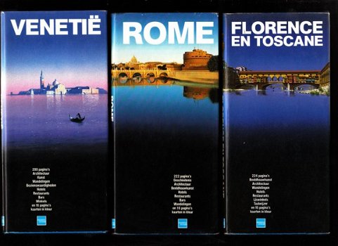 Reisgidsjes VENETIË, ROME EN FLORENCE - ook per stuk te koop - 1