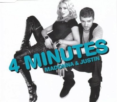 Madonna & Justin Timberlake - 4 Minutes 2 Track CDSingle (Nieuw) - 1