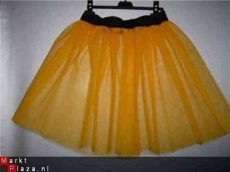 Aparte oranje petticoat - 1