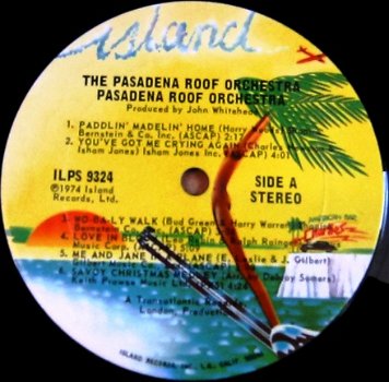 Pasadena Roof Orchestra,ILPS 9324,USA(p),1974,zgst - 5