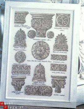 borduurpatroon 3063 schilderij ornamenten van eeuwen geleden - 1