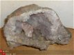 #1 Geode " Amethist " kwarts met Calciet Marokko - 1 - Thumbnail