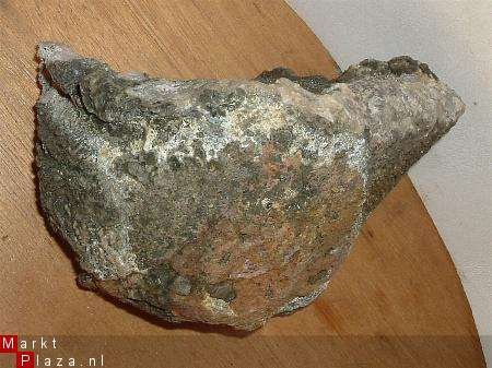 #1 Geode " Amethist " kwarts met Calciet Marokko - 1