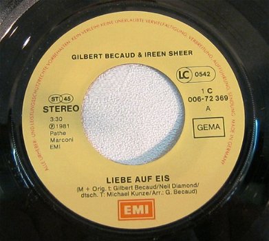 Gilbert Bécaud-Ireen Sheer,Liebe Auf Eis,1981,nst,D(p) - 4