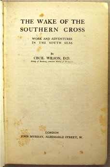 The Wake of the Southern Cross 1932 Wilson Pacific Melanesië