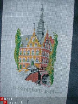 Stramien schellekoord van Gouds Franeker en Veere stadhuis Afbeeldingen en kleuren zijn voorgedrukt - 3