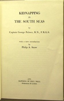 Kidnapping in the South Seas HC Palmer Pacific Blackbirding - 1