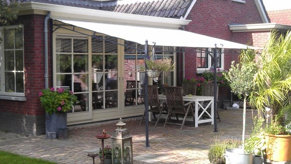 Terrasoverkapping overkapping George maat 250x500 €469,= - 2