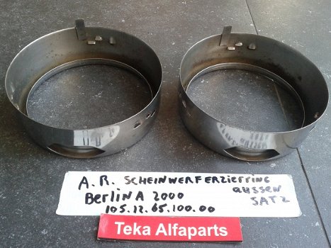 Alfa Romeo Berlina Set Koplampring Buiten 105.12.65.100.00 - 1