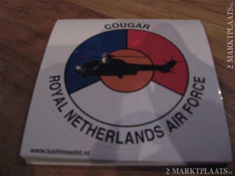 Cougar - Luchtmachtsticker Royal Netherlands Air Force - 1