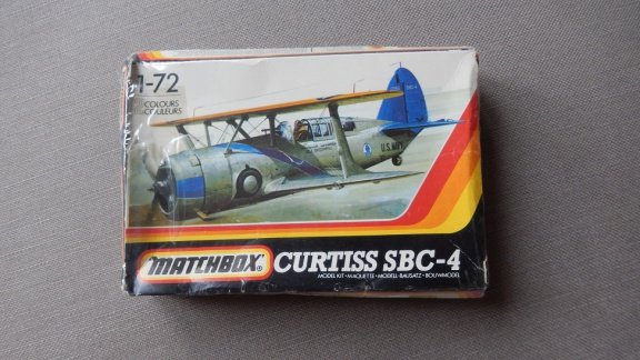Bouwmodel Matchbox Curtiss SBC-4 1/72 PK-35 - nr. 1