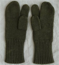 Handschoenen Binnenvoering, Winter, Koninklijke Landmacht, jaren'70/'80.(Nr.2)