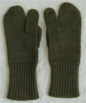 Handschoenen Binnenvoering, Winter, Koninklijke Landmacht, jaren'70/'80.(Nr.2) - 2