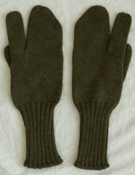 Handschoenen Binnenvoering, Winter, Koninklijke Landmacht, jaren'70/'80.(Nr.3) - 2