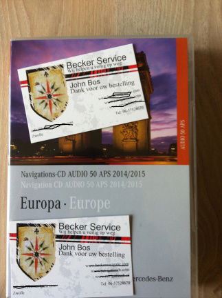 Nieuwste Mercedes Comand Audio 50 Aps navigatie cd dvd 2015 - Afbeelding 2