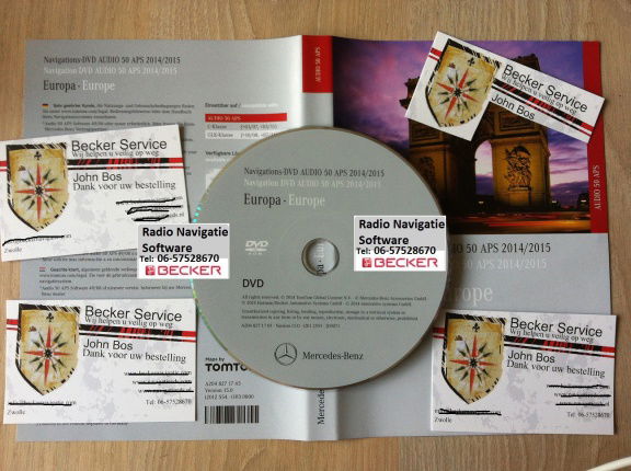 Nieuwste Mercedes Comand Audio 50 Aps navigatie cd dvd 2015 - Afbeelding 3