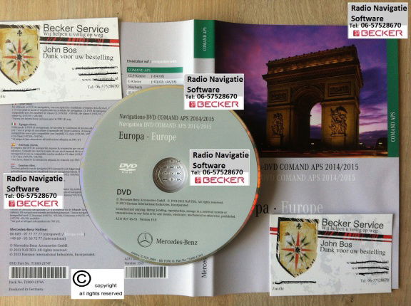Nieuwste Mercedes Comand Audio 50 Aps navigatie cd dvd 2015 - Afbeelding 4