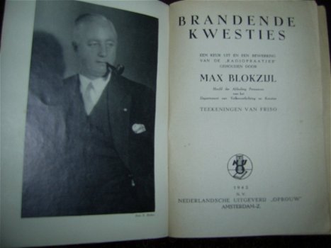 Brandende kwesties -Max Blokzijl 1942 - 3