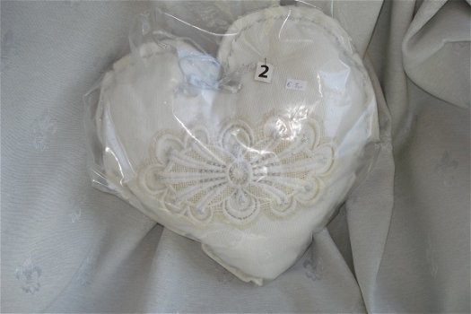 Valentijnshart Handgemaakte harten van stof diverse modellen van 11 tot 28 cm Hart 1 30 cm 5 eur - 3