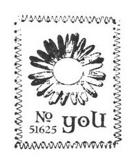 NIEUW cling stempel About Us You Stitched Tag van Unity Stamp - 1