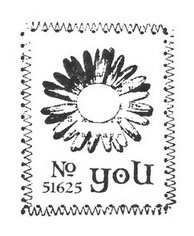 NIEUW cling stempel About Us You Stitched Tag van Unity Stamp