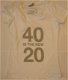 40 is the New 20 Nieuw T- Shirt Met V Hals uit Film Cougar Town - 1 - Thumbnail